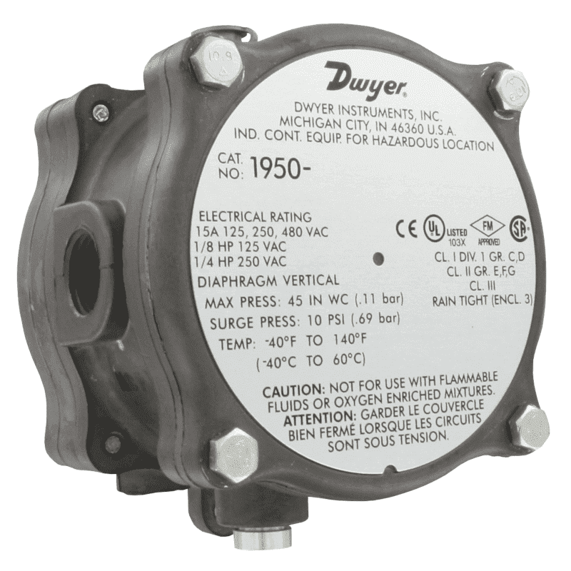 Image de Dwyer pressostat différentiel série 1950